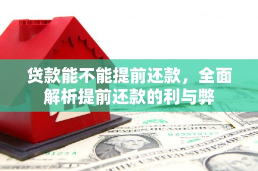 九如贷款能不能提前还款，全面解析提前还款的利与弊