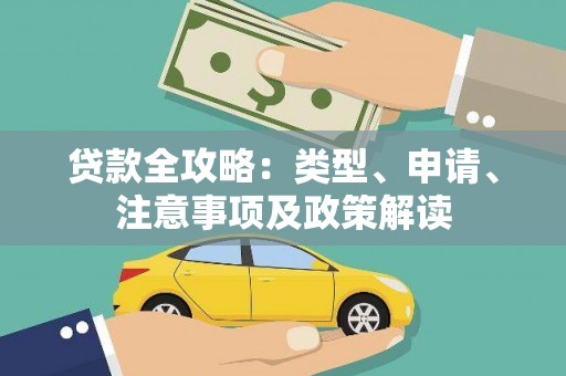 九如贷款全攻略：类型、申请、注意事项及政策解读